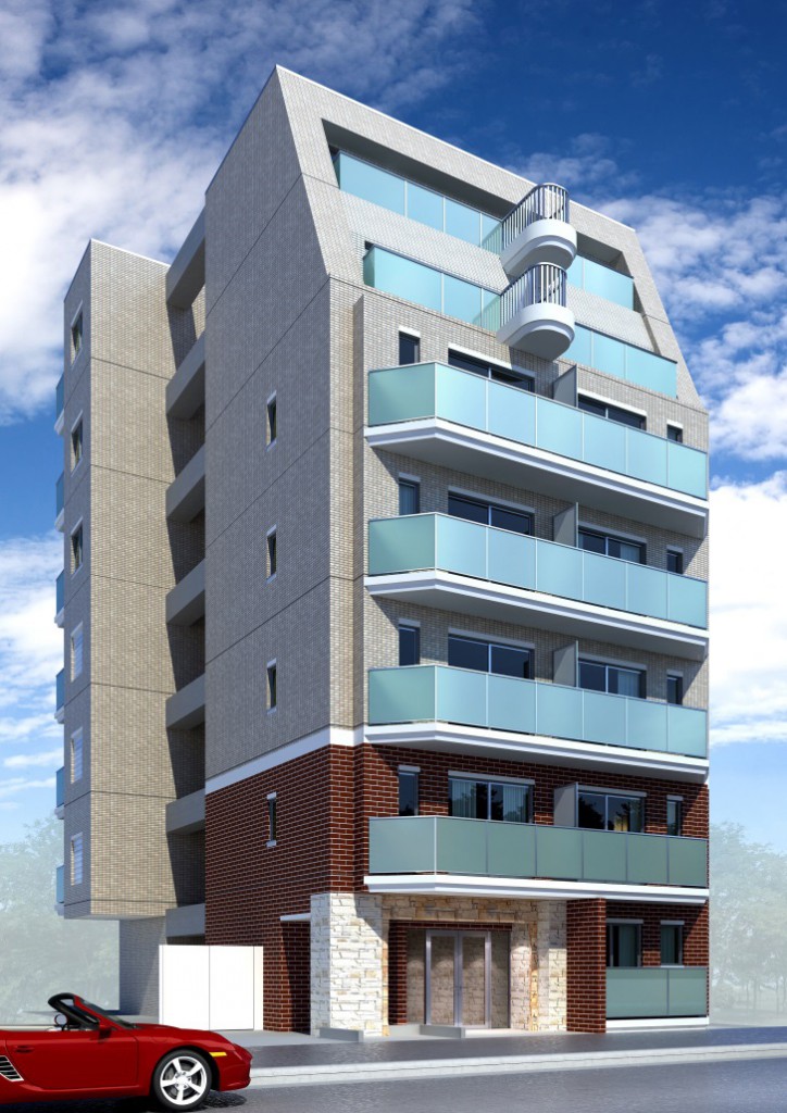 土地活用事例3　外観パース